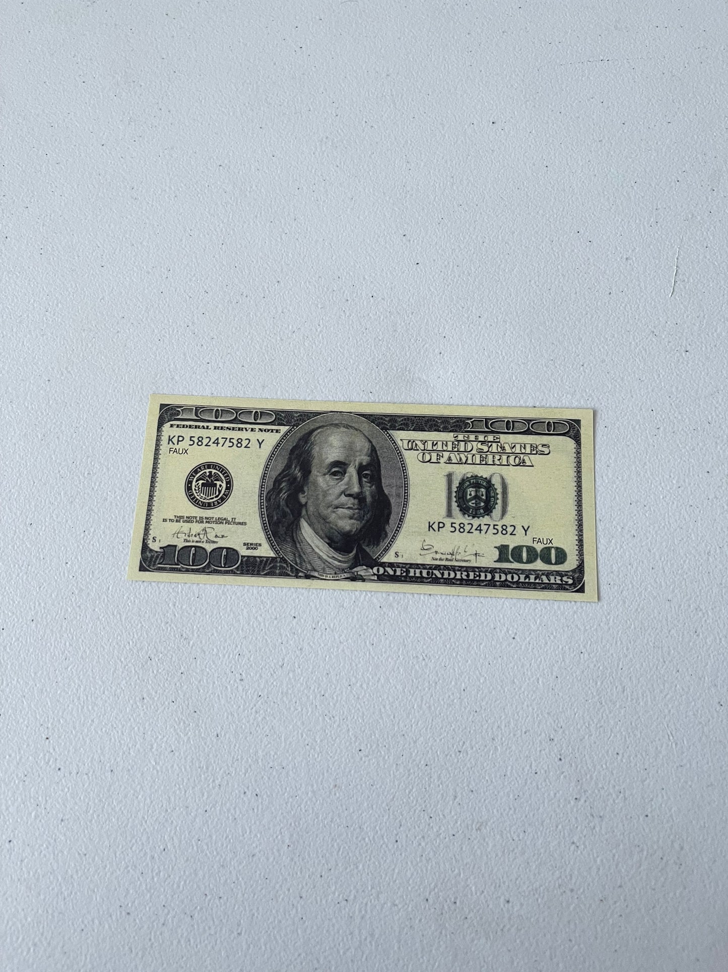 FAUX Classic Hundred bills