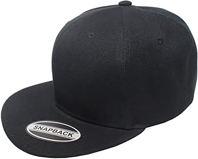 Mechaly Snapback Cap Hat Flatbrim Adjustable