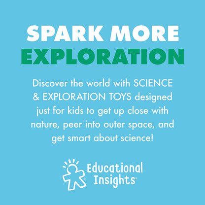 Educational Insights GeoSafari Jr. Talking Kids Microscope, Preschool Science Toy, Featuring Bindi Irwin, Gift for Boys & Girls, STEM & Science Toy, Ages 3+