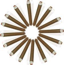 Puff Cigars 4.5” Fake Cigar Realistic Looking Pretend Cigars for Costume Accessory, Prank, Prop, Gag Gift - Pack of 12 Cigars