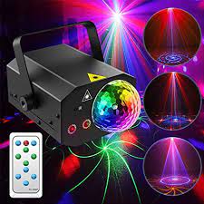 Party Lights + Disco Ball GOOLIGHT Dj Disco Lights LED Stage Light Projector Strobe Lights Sound Activated with Remote Control for Xmas Club Bar KTV Holiday Dance Christmas Birthday Home Decoration